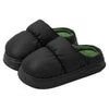 Puffer Slippers Unisex Slides in Black (Multiple Sizes)