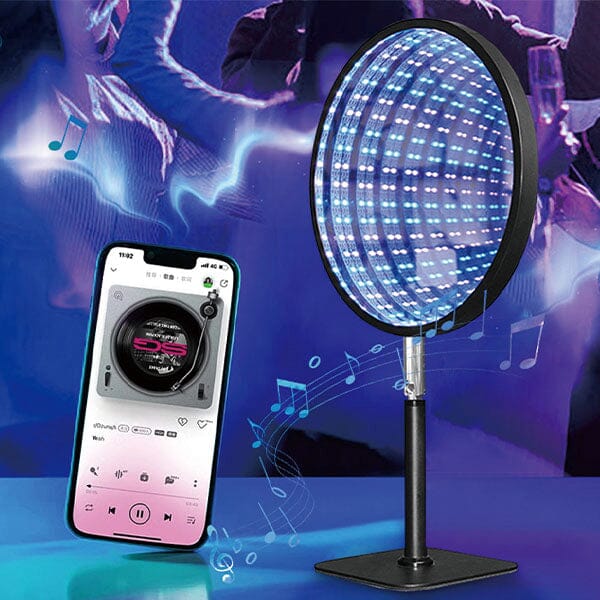 Pulsationz 2-in-1 Mirror & Infinity Lamp Simple magazineracksdirect 