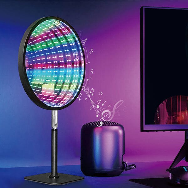 Pulsationz 2-in-1 Mirror & Infinity Lamp Simple magazineracksdirect 