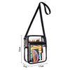 Clear Nylon Crossbody Bag | Adjustable Shoulder Strap