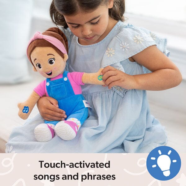 Ms. Rachel Official 16" Interactive Speak & Sing Doll Toy - 4 Songs & 16+ Phrases! Simple Ms. Rachel 