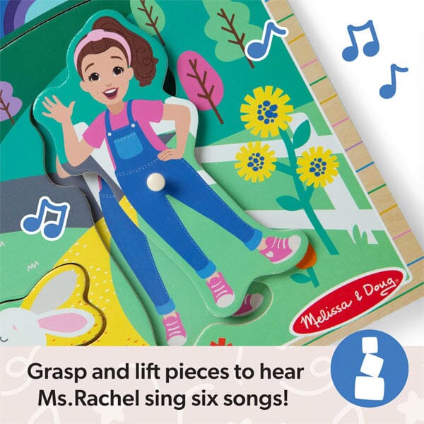 Ms. Rachel Official Wooden Song Puzzle by Melissa & Doug Simple Ms. Rachel 