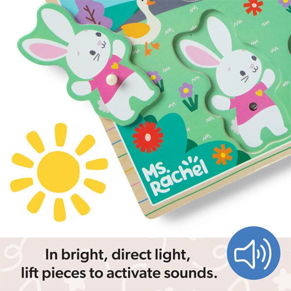 Ms. Rachel Official Wooden Song Puzzle by Melissa & Doug Simple Ms. Rachel 