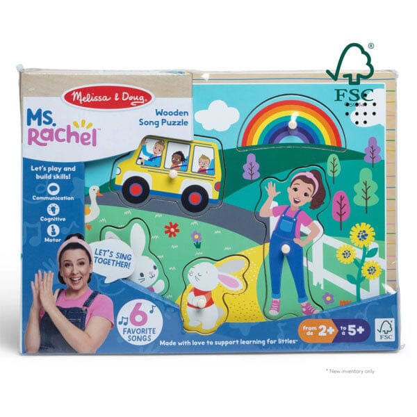 Ms. Rachel Official Wooden Song Puzzle by Melissa & Doug Simple Ms. Rachel 