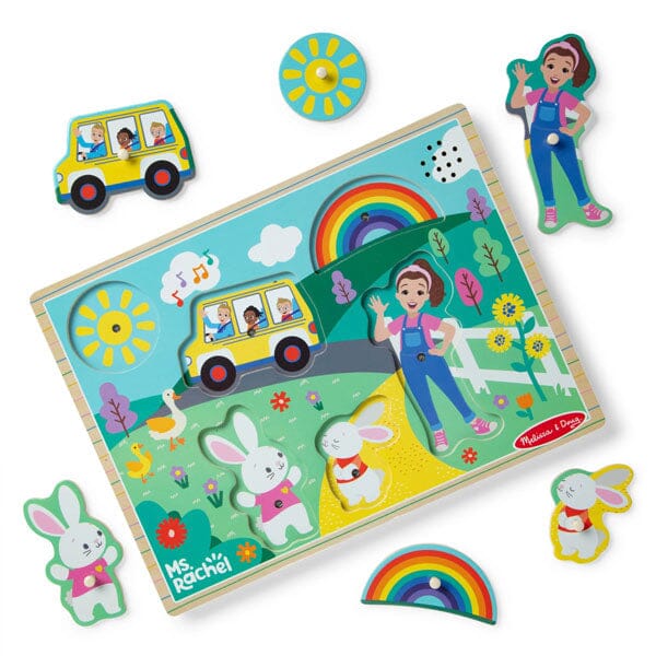 Ms. Rachel Official Wooden Song Puzzle by Melissa & Doug Simple Ms. Rachel 