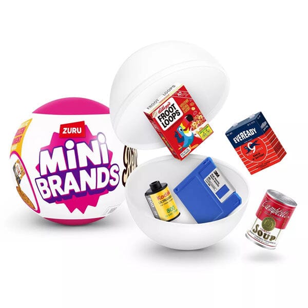 ZURU™ 5 Surprise™ Retro Grocery Mini Brands Series 1 Collectible Capsule Simple magazineracksdirect 