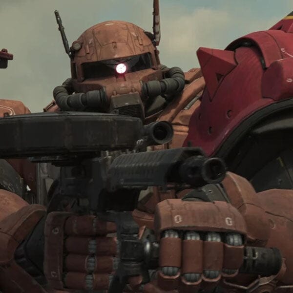 BANDAI Hobby HG ZAKU Ⅱ F TYPE SOLARI Gundam Requiem For Vengeance 1/144 Scale 5" Model Kit Simple Gundam 