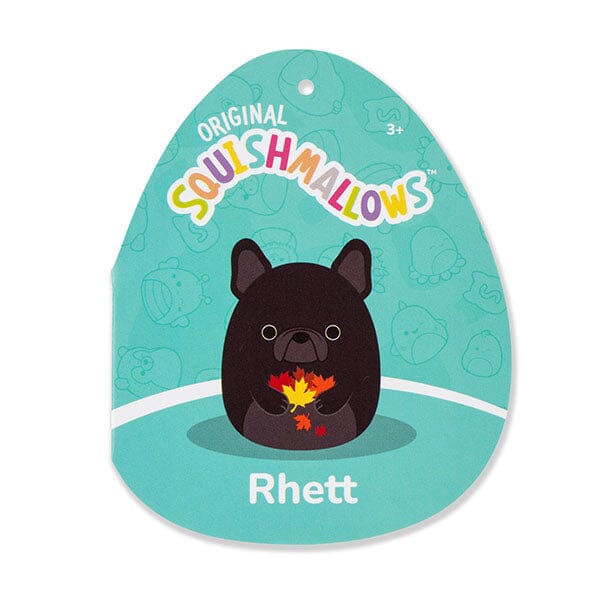 Squishmallows Super Soft Plush Toys 7.5" Rhett The French Bulldog (Leaves) Simple Squishmallows 