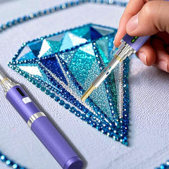 Dazzlify Cordless Hot-Fix Bedazzle Rhinestone Applicator Wand Mini Kit Simple Dazzlify 