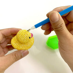 Dazzlify Rhinestone Duck DIY Craft Kit (Color Ships Assorted) Simple Dazzlify 