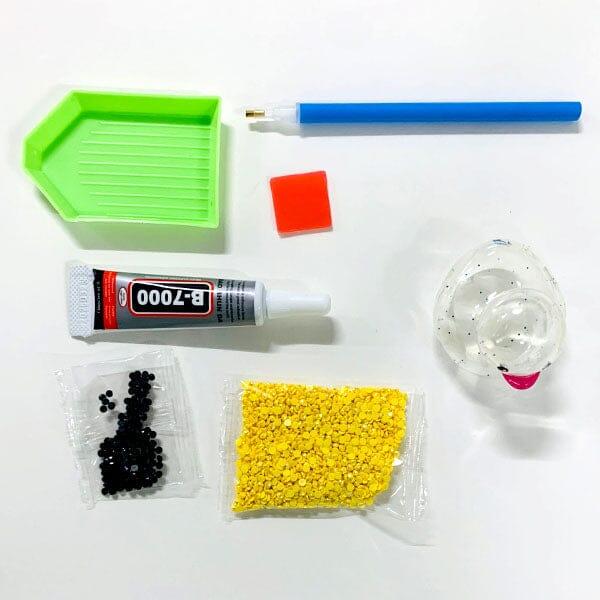 Dazzlify Rhinestone Duck DIY Craft Kit (Color Ships Assorted) Simple Dazzlify 