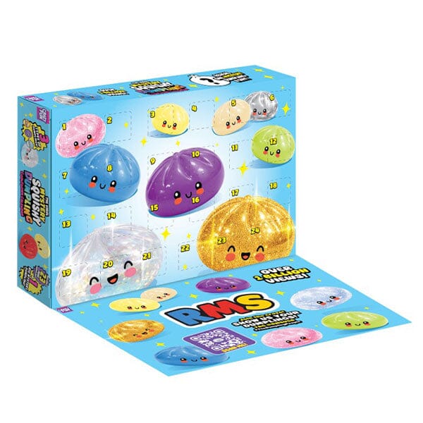 RMS® Mystery Dumpling Bao Bun Fidget Squishy 24-Day Countdown Calendar (24pc) Simple RMS 