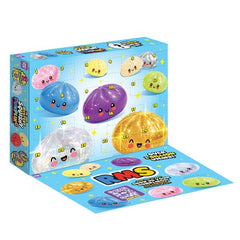 RMS® Mystery Dumpling Bao Bun Fidget Squishy 24-Day Countdown Calendar (24pc) Simple RMS 