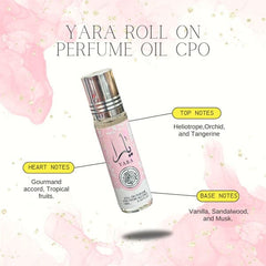 Yara by Lattafa Perfumes Femme Concentrated Oil Fragrance Roll-On (10mL) Simple magazineracksdirect 