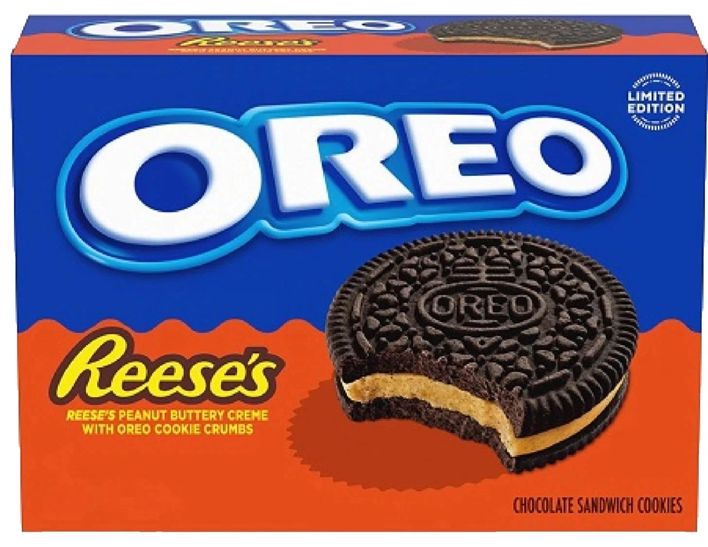 REESE'S OREO Peanut Butter Creme Chocolate Sandwich Cookies - 2.04oz Simple REESE'S 