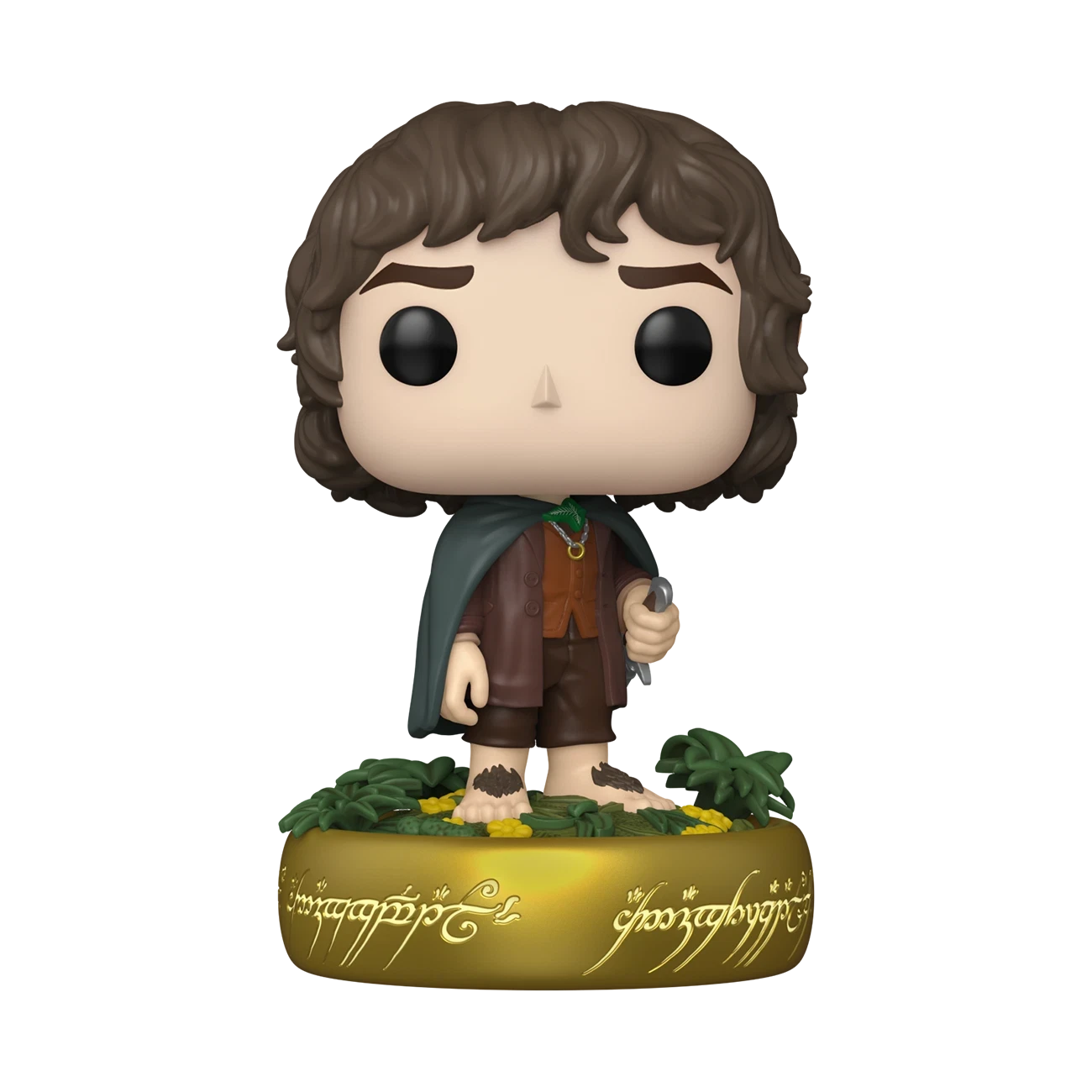 Funko Pop Plus! Movies: The Lord of the Rings – Frodo Baggins with Glow Simple Funko 