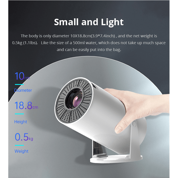 TheaterBeam Projector - Mini Round Projector For Ultimate Experience Preorder Showcase 