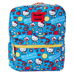 Loungefly Hello Kitty 50th Classic Aop Nylon Square Mini Backpack Preorder magazineracksdirect 