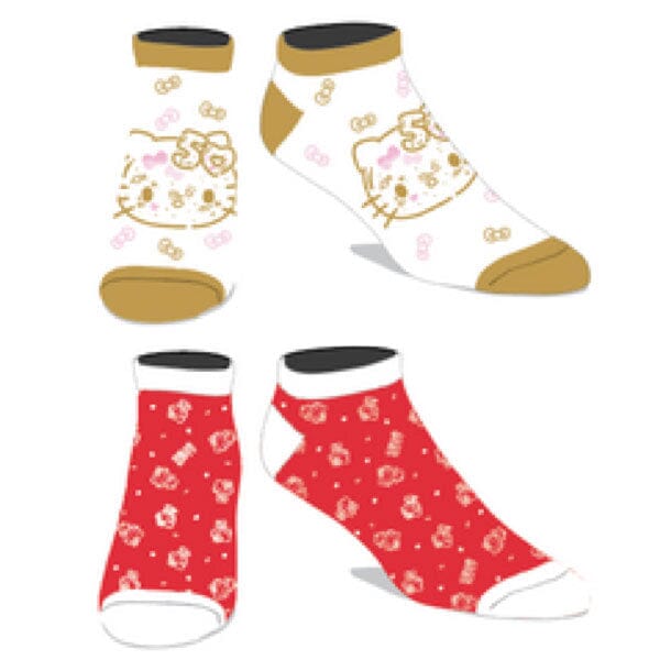 Hello Kitty Sanrio 50th Anniversary 12 Days of Socks Mystery Box "magazineracksdirect Exclusive" Simple magazineracksdirect 