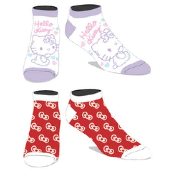 Hello Kitty Sanrio 50th Anniversary 12 Days of Socks Mystery Box "magazineracksdirect Exclusive" Simple magazineracksdirect 