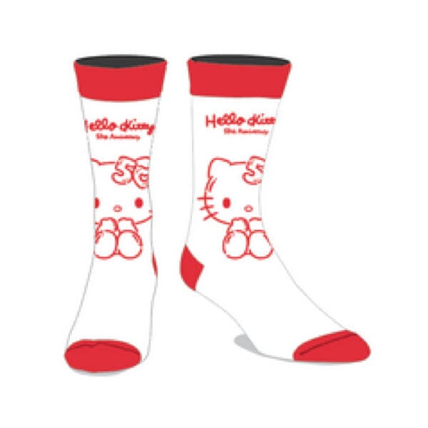 Hello Kitty Sanrio 50th Anniversary 12 Days of Socks Mystery Box "magazineracksdirect Exclusive" Simple magazineracksdirect 