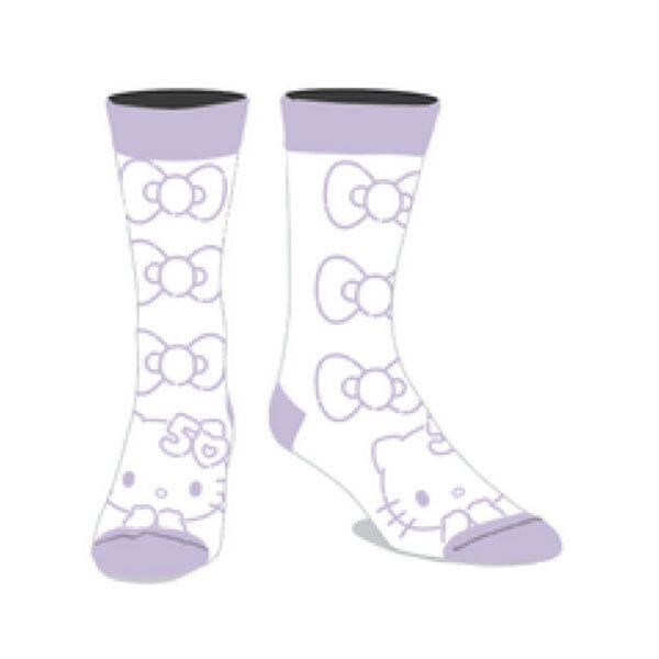 Hello Kitty Sanrio 50th Anniversary 12 Days of Socks Mystery Box "magazineracksdirect Exclusive" Simple magazineracksdirect 