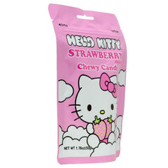 Sanrio Hello Kitty Strawberry Flavor Soft Chewy Candy (50g) Simple magazineracksdirect 