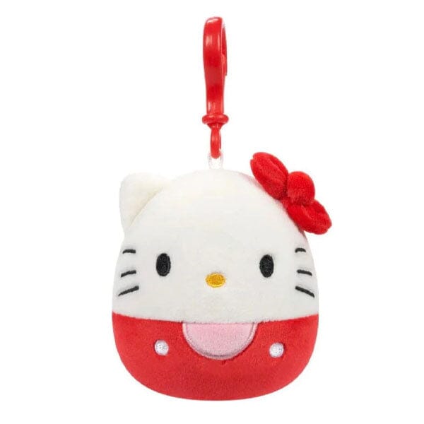 Squishmallows Plush Toy 3.5" Bag Clip Best Of Sanrio Squad - Original Hello Kitty Simple magazineracksdirect 