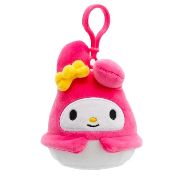 Squishmallows Plush Toy 3.5" Bag Clip Best Of Sanrio Squad - Original My Melody Simple Showcase 