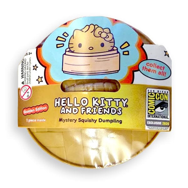 Sanrio Hello Kitty And Friends Mystery Squishy Dumpling Golden Edition Fidget Toy (1pc) SDCC Exclusive Simple Hello Kitty 