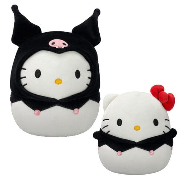 Squishmallows Plush Toys 8" Hello Kitty Friend Hoodies Squad - Kuromi Costume Simple magazineracksdirect 