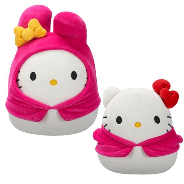 Squishmallows Plush Toys 8" Hello Kitty Friend Hoodies Squad - My Melody Costume Simple magazineracksdirect 