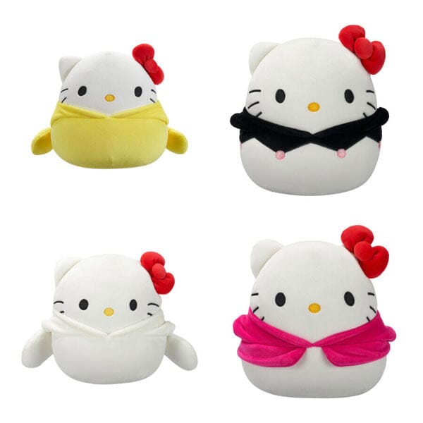 Squishmallows Plush Toys 8" Hello Kitty Friend Hoodies Squad - Cinnamoroll Costume Simple Showcase 