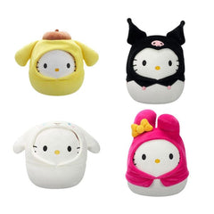 Squishmallows Plush Toys 8" Hello Kitty Friend Hoodies Squad - My Melody Costume Simple Showcase 