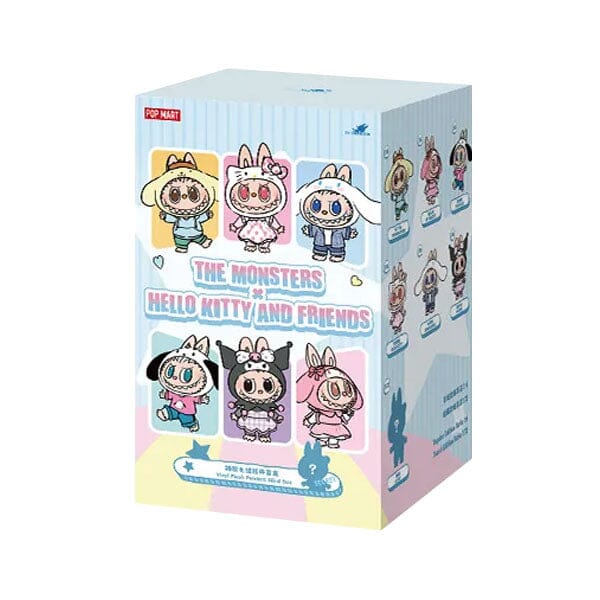Pop Mart: THE MONSTERS x Sanrio Hello Kitty and Friends Series Plush Keyring Figurine Blind Box (1pc) Simple Pop Mart 