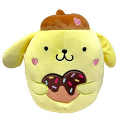 Squishmallows Plush Toys | 8" Hello Kitty & Friends Love Squad | Pompompurin Holding Heart Cookie Simple magazineracksdirect 