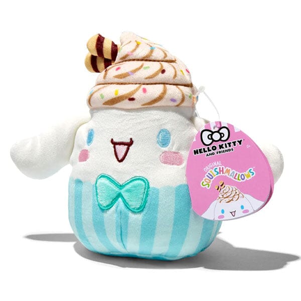 Squishmallows Plush Toy 8" Sanrio Squad Cinnamoroll Ice Cream