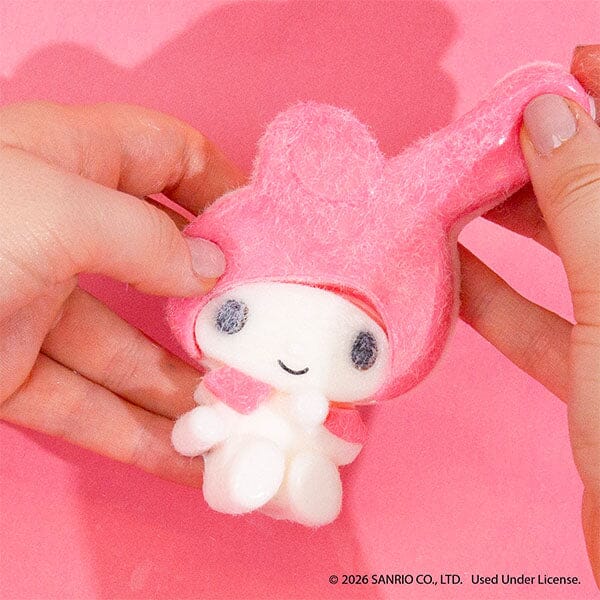 SlimyGloop x Sanrio Tabatastic Coat N' Squish Taba Squishy Fidget Toy - My Melody Simple Hello Kitty 