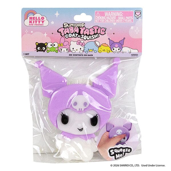 SlimyGloop x Sanrio Tabatastic Coat N' Squish Taba Squishy Fidget Toy - Kuromi Simple Hello Kitty 