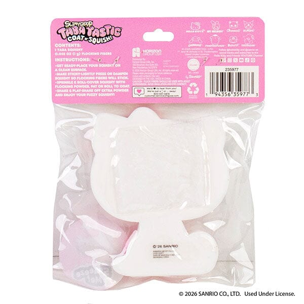SlimyGloop x Sanrio Tabatastic Coat N' Squish Taba Squishy Fidget Toy - Hello Kitty Simple Hello Kitty 