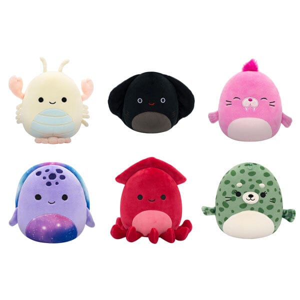 Squishmallows Plush Toys 5" 2024 Sealife Mystery Squad Blind Bag