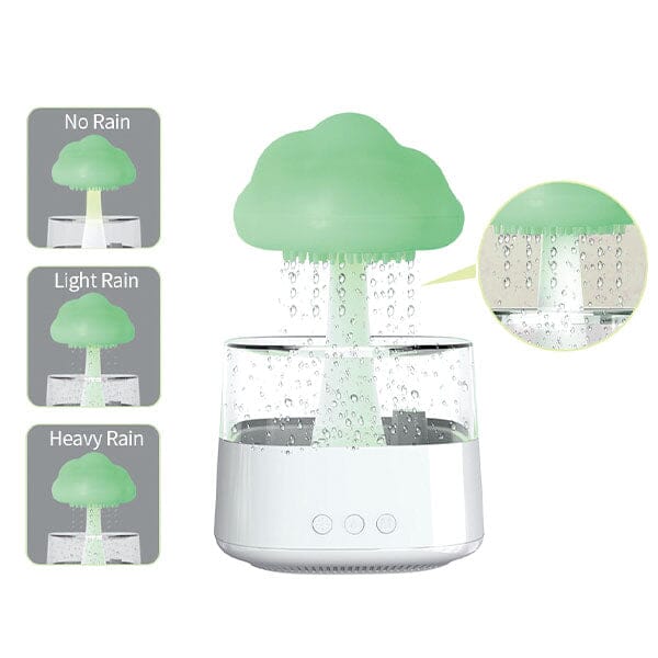 Esencia SereneMists (450mL) 4-in-1 Rain Cloud Night Light Diffuser Simple magazineracksdirect 