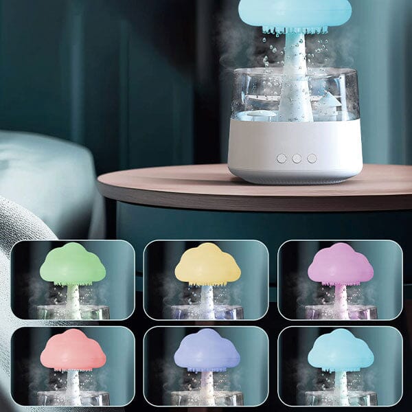 Esencia SereneMists (450mL) 4-in-1 Rain Cloud Night Light Diffuser Simple Showcase 