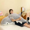 Extra Long Animal Plush Toy 4.5ft Body Pillow - Shark Kitten