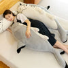 Extra Long Animal Plush Toy 4.5ft Body Pillow - Shark Kitten