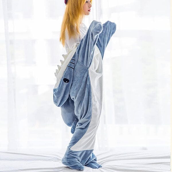 Cozy Cuddler Shark Blanket | Multiple Sizes | As Seen On TikTok! Simple magazineracksdirect 