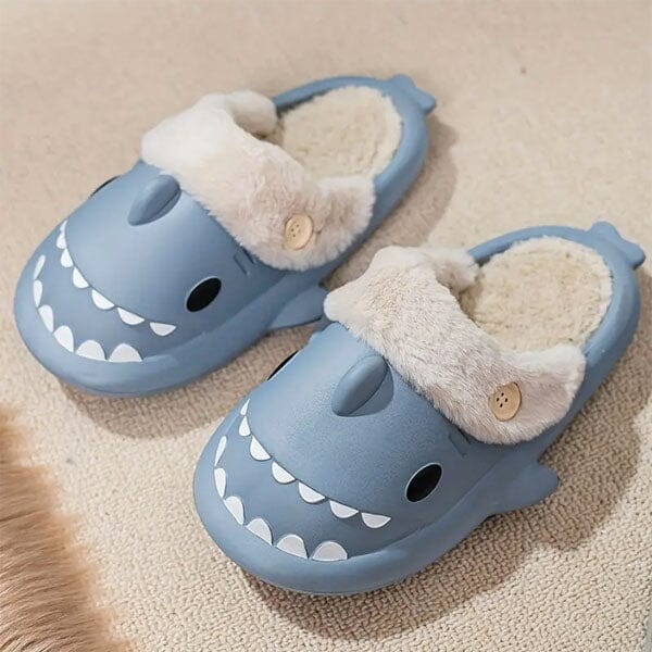 Shark Shhhandals Unisex Anti-Slip Winter Slides (Multiple Sizes) Simple magazineracksdirect 