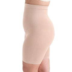 Shapermint Essentials® All Day Every Day High-Waisted Shaper Shorts - Chai (Multiple Sizes) Simple Shapermint 