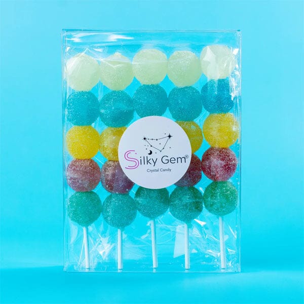 Silky Gem Crystal Candy Sizzle Pop Sour Mix Skewers (5pk) Simple Silky Gem 
