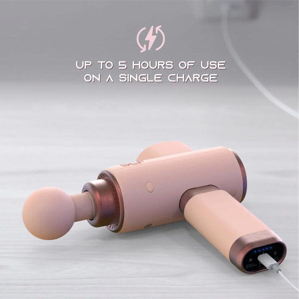 SLF Mini Handheld Impact Massager Gun in Pink Simple magazineracksdirect 